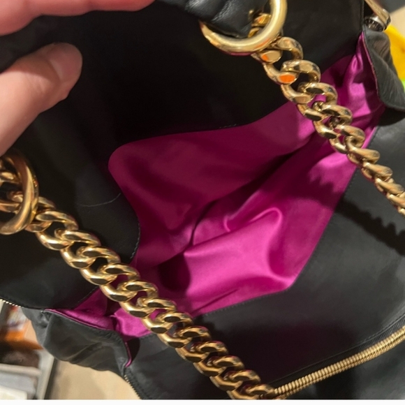 🖤NEW WITH TAG🖤 Beautiful Henri Bendel Satchel w Mirror - Picture 14 of 17